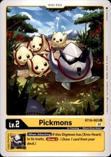 Pickmons BT10-003 U Uncommon Xros Encounter Digimon Near Mint