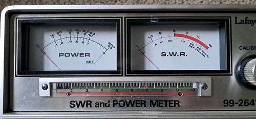 Vintage Lafayette SWR & Power Watometr 99-26411 Niesprawdzone części lub naprawa T - Zdjęcie 6 z 6