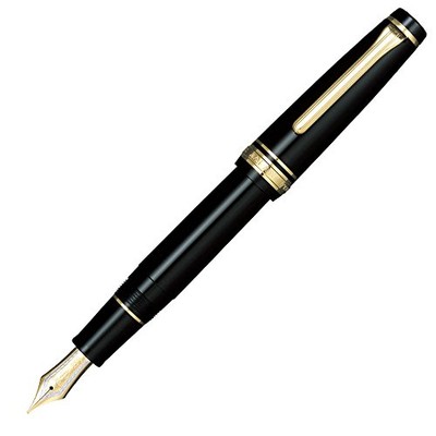 Sailor Professional Gear Black GT 21K Gold Rhodium Plating Extra