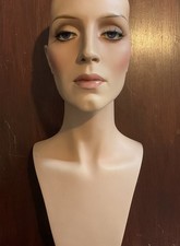 Adel Rootstein Female Mannequin G1 Glass Eyes Pierced Ears Bust