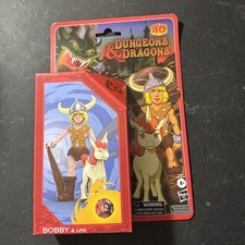 Dungeons  Dragons Cartoon Classics Bobby  Uni Action Figure Set 6" Tall