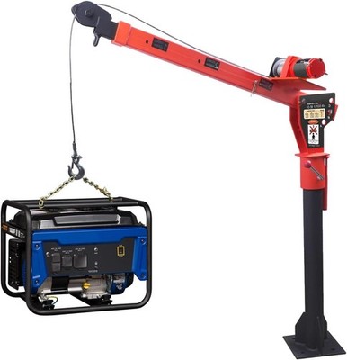 Pismire 0.5 Ton 12V Folding Truck Crane 360 Swivel Winch