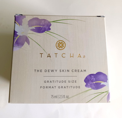 Tatcha - The DEWY Skin Cream - 75 ml / 2.5 fl oz.   The jar is sealed.