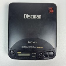 Vintage 1993 Sony Discman D-125 Portable CD Player Faint LCD For Parts