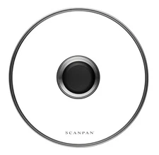 SCANPAN USA Inc Scanpan Classic 8-Inch Glass Lid, 8 inch, Silver,Other Cookware