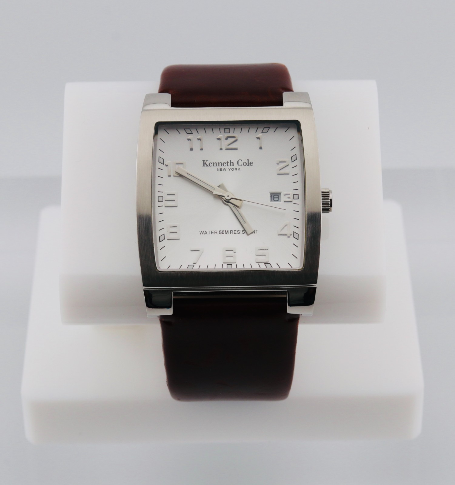 Kenneth Cole Black Digital Dial Rectangular Men’s… - image 1