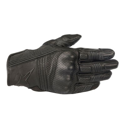 Alpinestars Mustang V2 Perforated Leather Gloves BLACK FREE SHIPPING