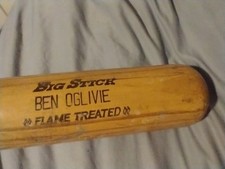 Ben Oglivie Milwaukee Brewers 1984 Game Used Rawlings Adirondack TON OF USE BAT!
