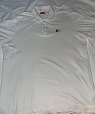 Isaia Napoli White Polo Blue Coral