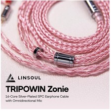 Silver Plated Earphone Cable Upgrade, 16 Core, 1.25m