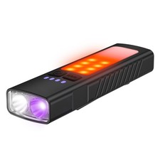 Rechargeable Edc Flat Flashlight With Cob Light Uv Light Super Bright Led ...