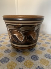Denby Savannah Flower Pot by Glyn Colledge Vintage 1970s