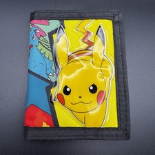 Pokemon Pikachu & Friends Trifold Wallet Canvas Charizard Blastoise Venusaur