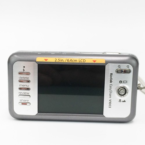 Kodak EasyShare V1003 10,0 megapixel fotocamera digitale argento - scatola con caricatore - Foto 5 di 8