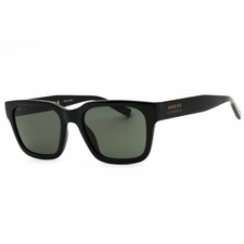 Gucci Men's Sunglasses Black Injected Propionate Rectangular Frame GG1857S 001