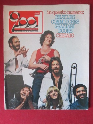 CIAO 2001 38 1978  BEATLES COMMODORES GRAZIANI DOORS CHICAGO [G103B]