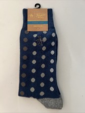 NWT An Original PENGUIN by Munsingwear Socks POLKA DOTS DOT DOTS FUN PATTERN