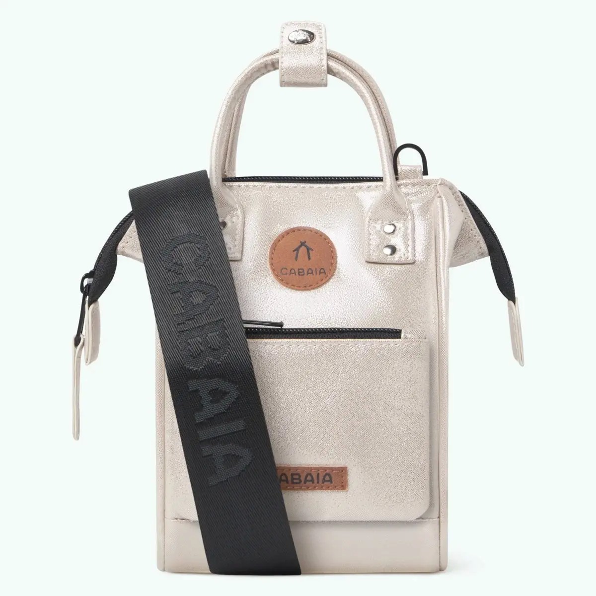 Cabaia Sac bandoulière Nano Bag Honolulu doré contre la casse et l'usure prématurée