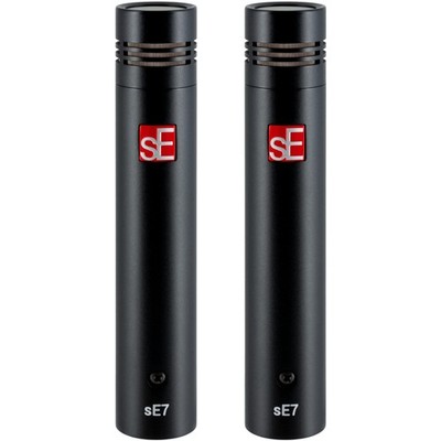 Small Diaphragm Cardioid Condenser Microphone Matched Pair Clip SE7 ELECTRONICS