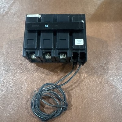 Eaton 50A 3 Pole Shunt Trip Circuit Breaker Bolt On 120/208/240V BAB3050HS 3P