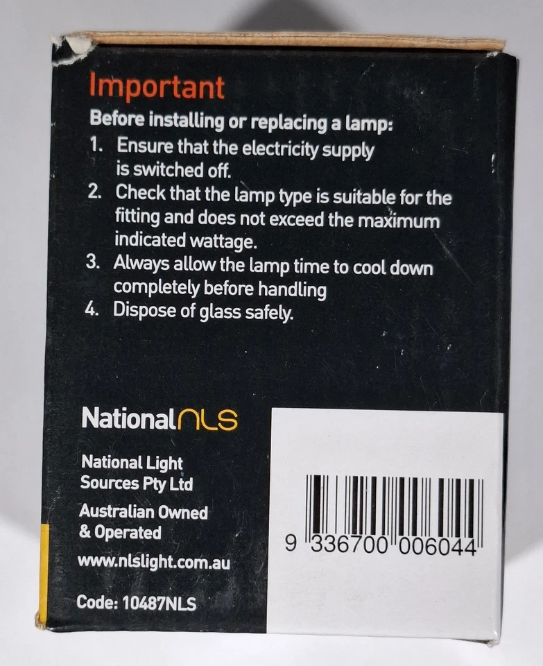 4 x 50W PAR20 Mini Halogen Floodlight Globes Bulbs 240V E27 Warm White Dimmable - Image 4 of 4