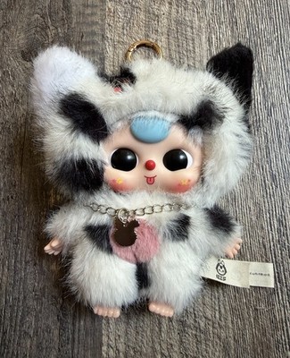 Baby Three Cats & Dogs Oreo Kitty Cat Bobo Eyes Plush Pendant