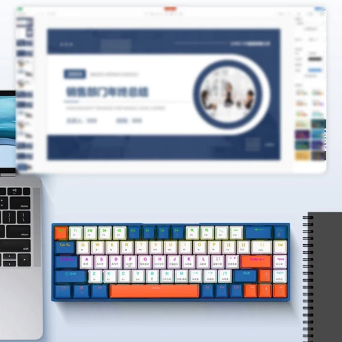 Robust Construction of ABS in Space Saving Wireless Mechanic Keyboards