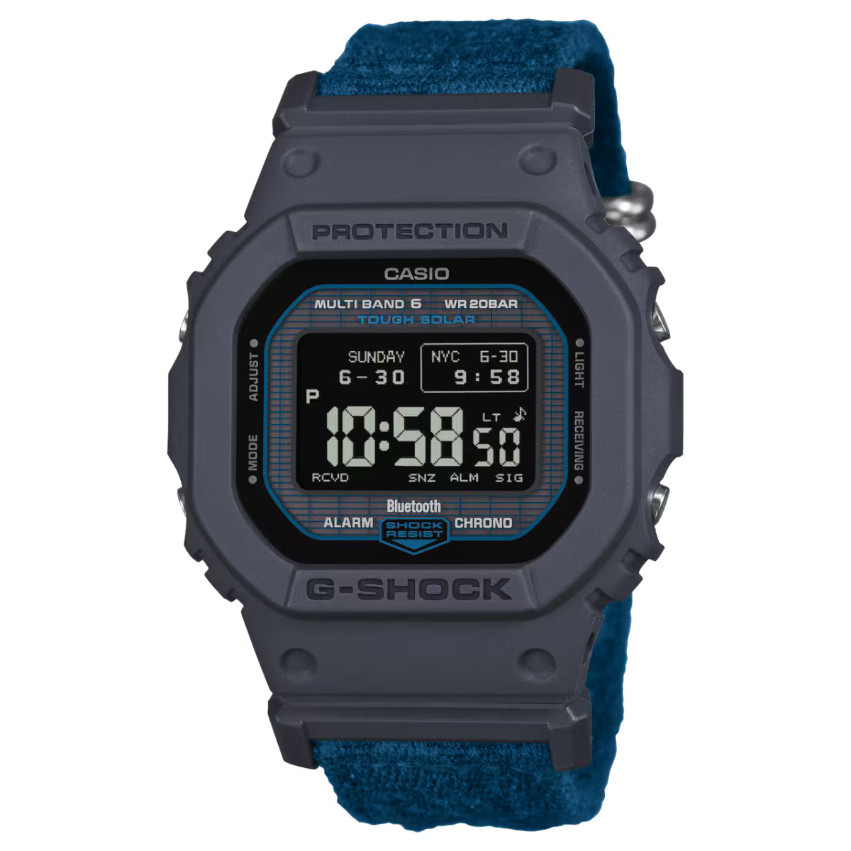 CASIO GW-BX5600CBG-2 Solar Blue 5600 SERIES Bluetooth® Radio