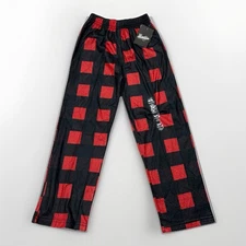 Brooklyn Cloth Mfg Girl’s S (8) Soft Polyester Pajama Pants Red Black Checkered