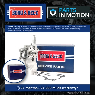 Water Pump fits VAUXHALL CORSA D, E 1.0 1.2 1.4 2009 on Coolant B&B 1334128 New - Image 1 of 4