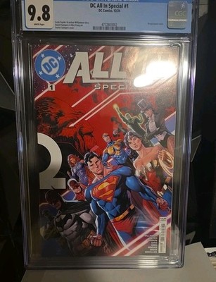 DC Comics DC All In Special #1 (2024) CGC 9.8 1st Print Cover A  Wrap Around