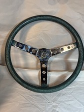Vintage 14 Green Sparkle Custom Hot Rod Steering Wheel Rat Rod