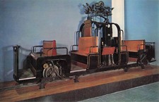 Vintage Senate Subway Car Smithsonian Washington DC Postcard railway Museum rail