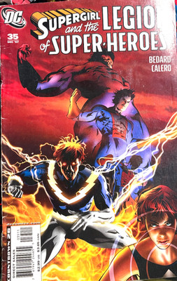 DC Supergirl and the Legion of Super Heroes 35 (2007) Reader Only