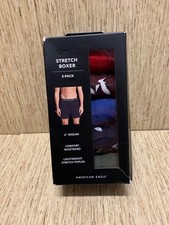 Men's American Eagle AEO Stretch Boxer Shorts Medium 32-34 Waist Lot Of 5 New
