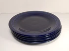 Set Of 4 Fiestaware Dark Cobalt Blue 10.5" Dinner Plates USA