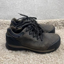 Bogs Foundation Low Boots Mens 11.5 Brown Leather Safety Toe Waterproof Workwear