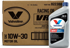 Valvoline Vr1 Racing Sae 10w-30 High Performance High Zinc Motor Oil 1 Qt Case Valvoline Vr1 Racing Sae 10w-30 High Performance High Zinc Motor Oil 1 Qt Case