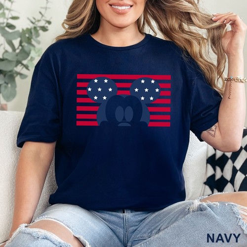Mickey USA Shirt, 4th of July Stars and Stripes Disney Tee, 202975 - Picture 12 of 22