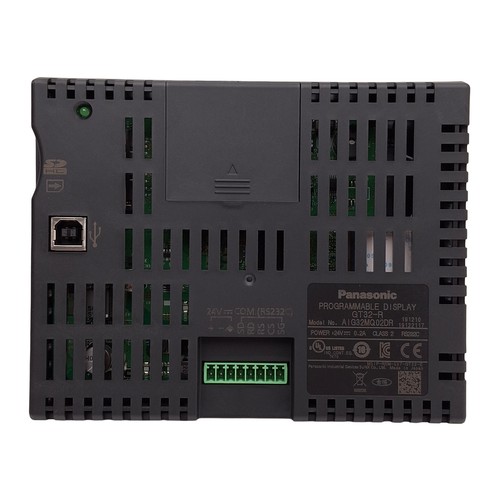 Panasonic AIG32MQ02DR GT32-R HMI Touchscreen Display, 5.7" Mono, RS232C, 24VDC - Picture 4 of 6