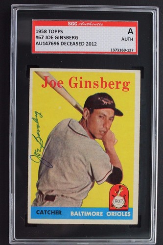 1958 Joe Ginsberg #67
