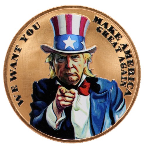 Donald Trump We Want You Uncle Sam MAGA 1 Oz Copper (20) Rounds USA ...