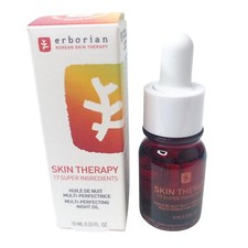 Erborian Skin Therapy NIB Multi-Perfecting Night Oil-Serum 10mls/.33 fl.oz