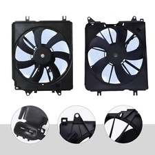 Radiator Cooling Fan Assembly Left+Right Fit 2017 2018 2019 Honda CR-V CRV 2.4L