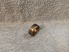 1981 Kennedy Half Dollars size 9 1/2 coin ring Handmade mixed metals