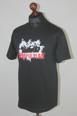 Simple Plan Herren T-Shirt Rock Schwarz Gr. M