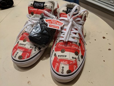 supreme campbell soup vans