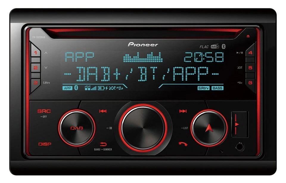 Pioneer 2DIN MP3 DAB USB CD Bluetooth Autoradio für Mercedes Viano Vito W639 06- - Bild 4 von 4