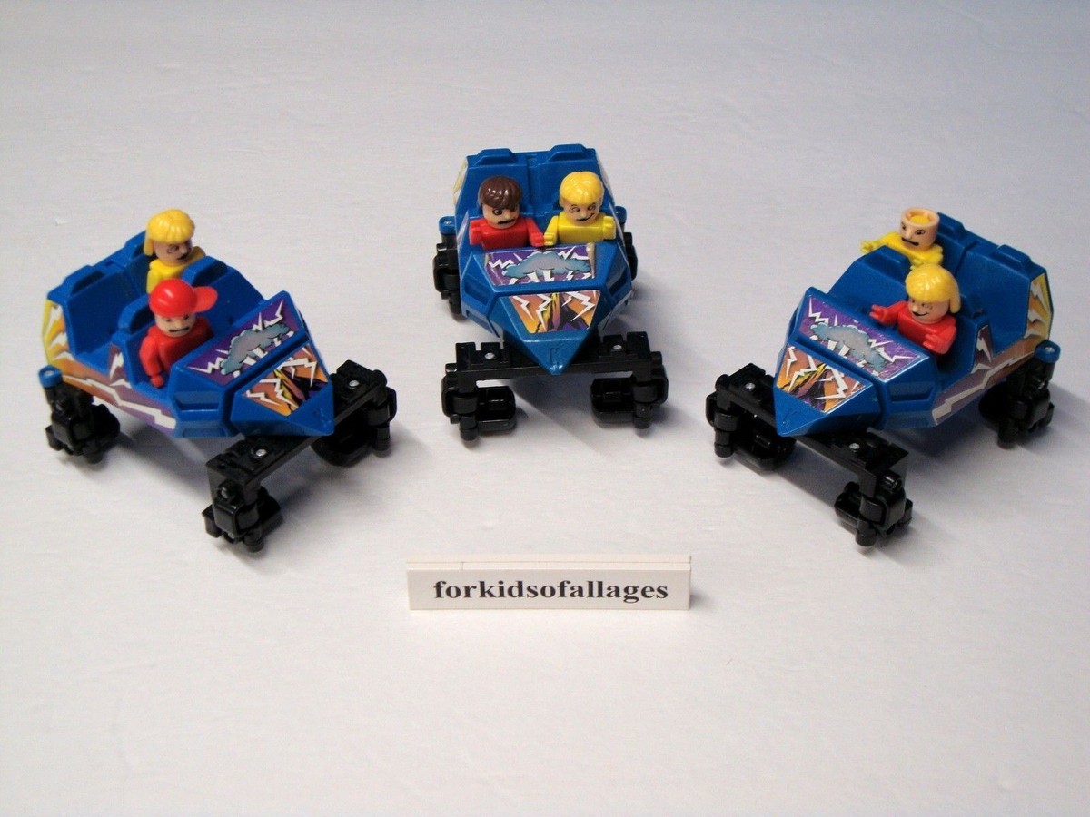 ONE Knex Storm Mountain Blue ROLLER COASTER CAR w/People