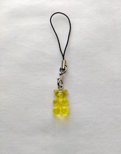 Gummy Bear Phone Charm Dangle Lanyard Hanging Pendant Chain Car Decor Handmade